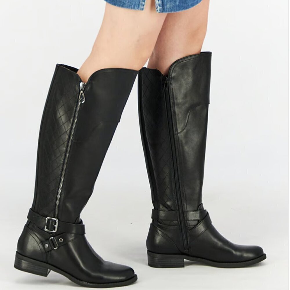 GBG Los Angeles By Guess Women Haydin M Riding Boots, Dark Back (REGULAR CALF)